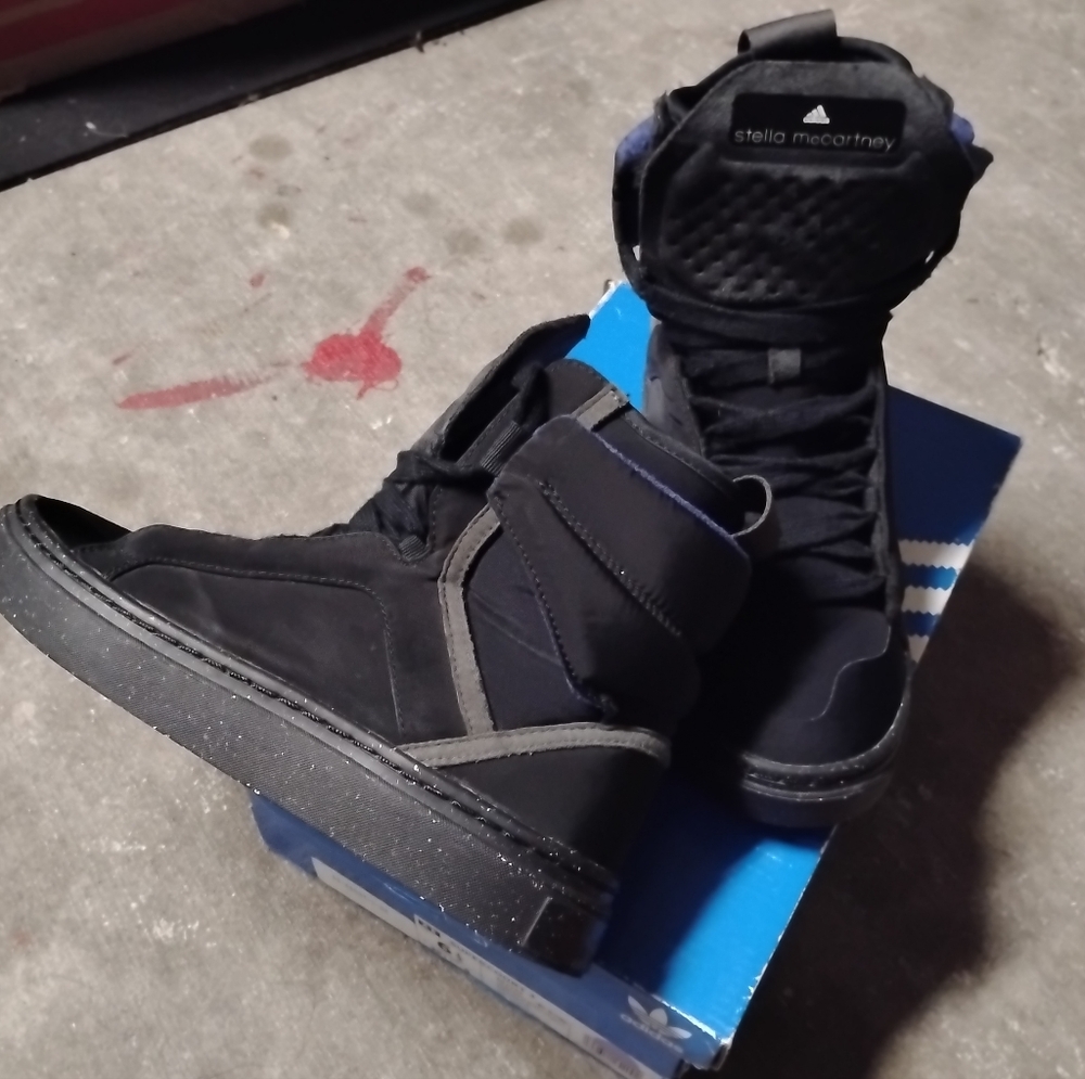 Stella McCartney Adidas Asimina High Top Lace Up Sneakers Wo.6